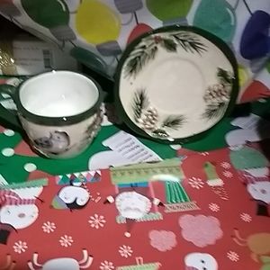 Tea cup and plate